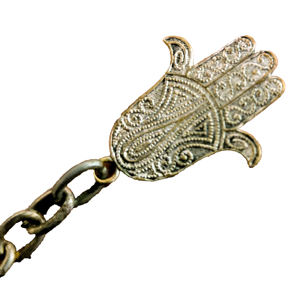 Vintage Egyptian Revival Panel Bracelet Silver Tone Scarabs Pharoah Elephants - Picture 9 of 13